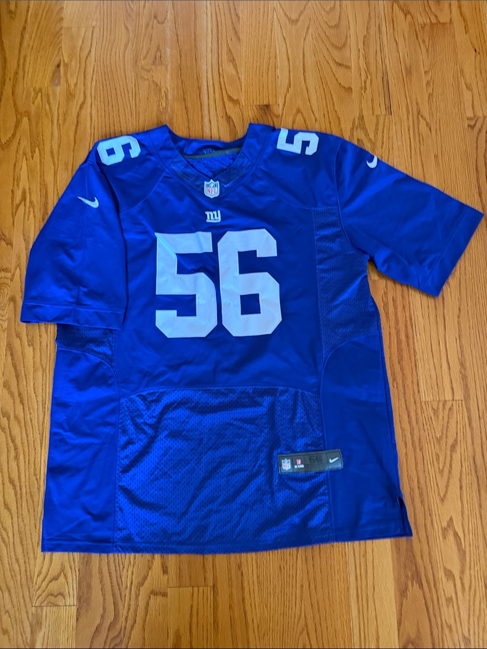 Nike Blue New York Giants #56 Taylor Football Jersey Size TTTG 3XL